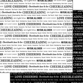 Scrapbook Customs 38995 Cheerleading Pride 2 12 Inch x 12 Inch Double-Sided Scrapbook Paper - 1 Sheet