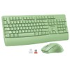 MEETION Wireless Keyboard and Mouse, Full-Sized Cordless Keyboard with Wrist