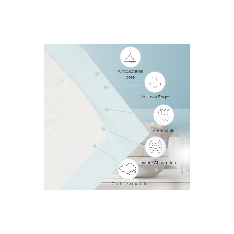Invizi Waterproof Protector 60x60cm – Disposable Furniture & Chair Protector