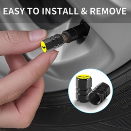 Tire Valve Stem Caps Bat Car Accessories 4-Pack-Aluminum Alloy Rust-Proof Universal Dust Covers Tire Air Cap for Car, SUV, Bike, Motorcycle Bat Gifts
