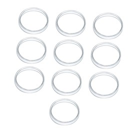 iplusmile 10pcs Black Divided Petri Plates High Borosilicate Glass School Experiment Dishes Reusable Laboratory Petri Dishes