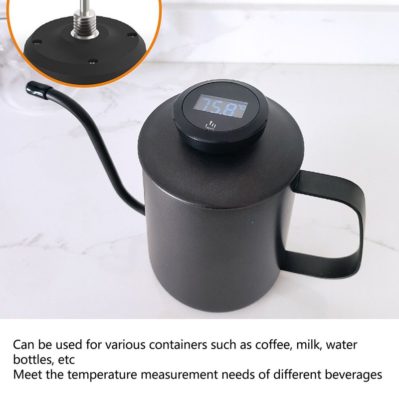Digital Touch Screen Thermometer IP65 Waterproof Thermometer with Stainless Steel