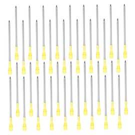 Operitacx 50pcs Metal Pen Refills 1.0mm Medium Point Retractable Replacement Refills for Office School Writing Activities