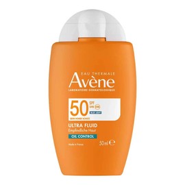 Avène Ultra Fluid Oil Control SPF 50 High Sunscreen for Sensitive Skin, 50 ml Cream