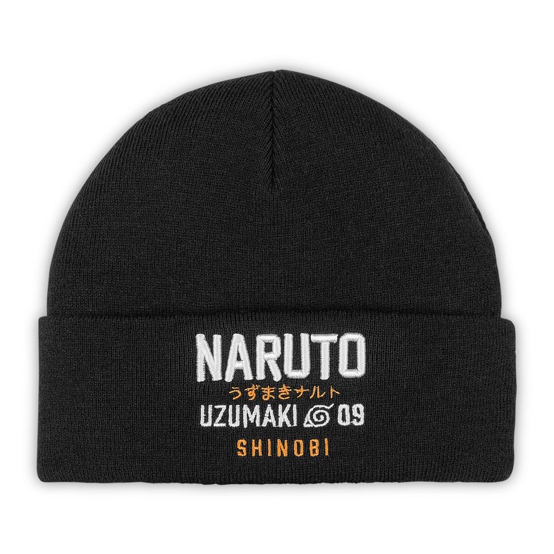 Bioworld Naruto Uzumaki Shinobi Adults Beanie Black