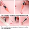 SinceReal 6 Pcs Rhinestone Picker Tool, Rhinestone Picker Dotting Wax