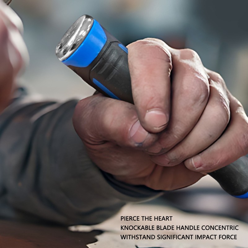 Wood Chisel Tool Hardened CR V Rubber Wrapped Handle Hand