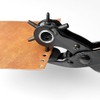 Leather Hole Punch, Belt Hole Puncher for Leather, Revolving Punch