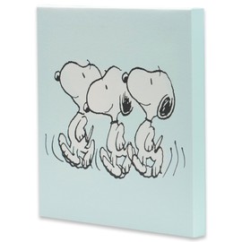 Peanuts Snoopy Happy Dance Gallery Wrapped Canvas Wall Decor - Cute Snoopy Wall Art for Home, Office or Classroom
