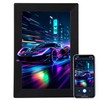 3D Digital Picture Frame 10.1" Touch Screen,No Monthly Fee