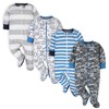 Onesies Brand Baby Boys' 4-Pack Sleep 'N Play Footie