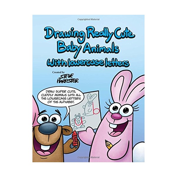 Drawing Really Cute Baby Animals With Lowercase Letters