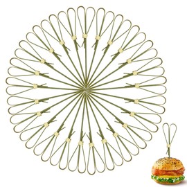 1000 Pieces Heart Shaped Cocktail Picks Fancy Toothpicks Drinks Fruit 4.7 Inch Long Wooden Food Sticks Charcuterie Boards Accessories Decorative Bamboo Skewers for Appetizers Party Supplies