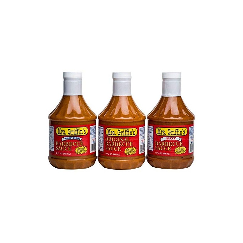 Mrs Griffin's Regular BBQ Sauce 32 oz - Tangy Mustard