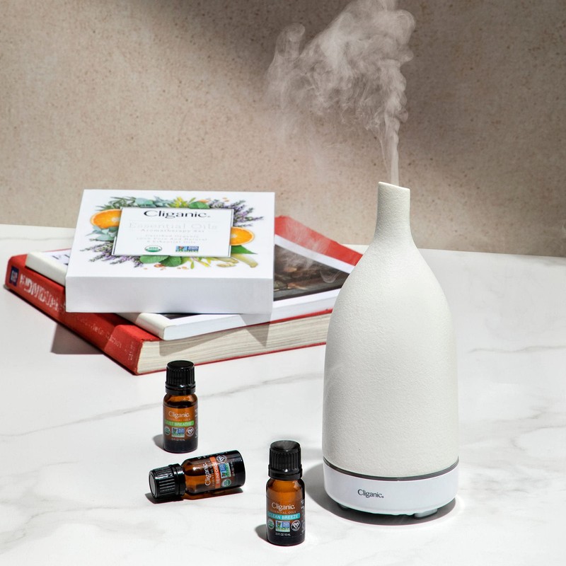 Cliganic Organic Geranium Essential Oil, 100% Pure Natural for Aromatherapy