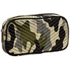 iscream Camo Chevron Quilted Metallic 8.5" x 4.5" Zippered Cosmetic