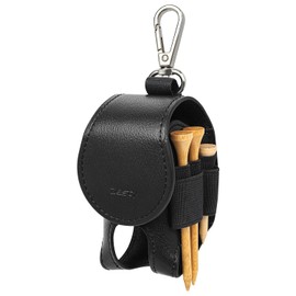 Zesty Golf Ball Case Lite Golf Ball Pouch Golf Ball Holder Golf Equipment Accessory, Black, Normal Type