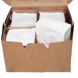 Heritage Lard Soap : 8 Bars, 400g, Essential Oil, Mild Scent (Charcoal, Lavender, Lemon, Mint, Patchouli, Unscented) (Lavender)