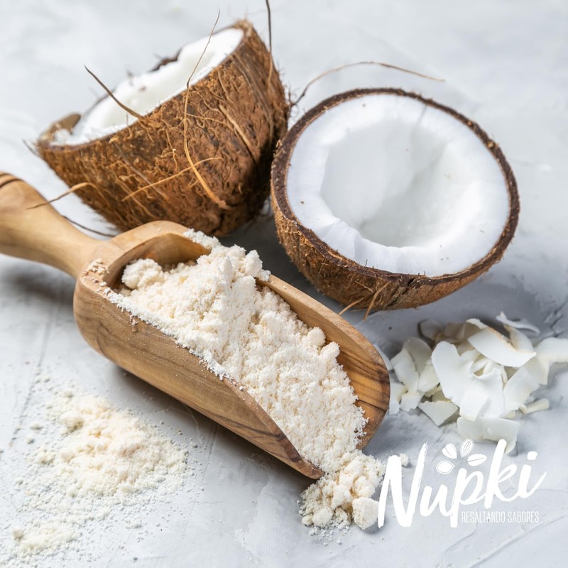 Nupki Harina de Coco orgánica (2 pack 400g c/u.). Ideal