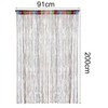 Ousuwo Rainbow Sparkle Thread Curtain for Doorway & Background Decor
