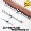Drive Sliding Wrench Breaker Bar 1/4inch 3/8inch 1/2inch Adjustable T-Handle