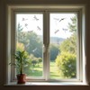 33 pieces anti-collision prism window stickers for bird strikes, prevent