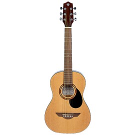 H. Jimenez 6 String Acoustic Guitar, Right, Tan (LGR50S)