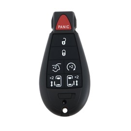 LT Easiyl 6 Button Remote Key Shell Compatible with Chrysler Grand Voyager 2008-2016