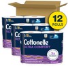 Cottonelle Ultra Comfort Toilet Paper with Cushiony CleaningRipples Texture, 12