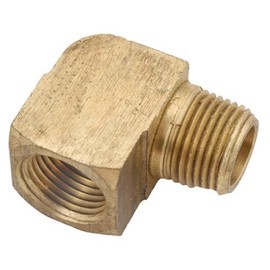 ANDERSON METALS 756116-02 Series 1/8" BRS Street Elbow