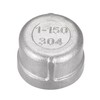 sourcing map 304 Stainless Steel Pipe End Cap Fitting 1