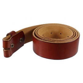 Gelante Genuine Full Grain Leather Belt Strap without Belt Buckle G2016-TAN-M