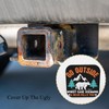 Tnomchey Funny Bear Hitch Receiver Cover 2" Go Outside Worst