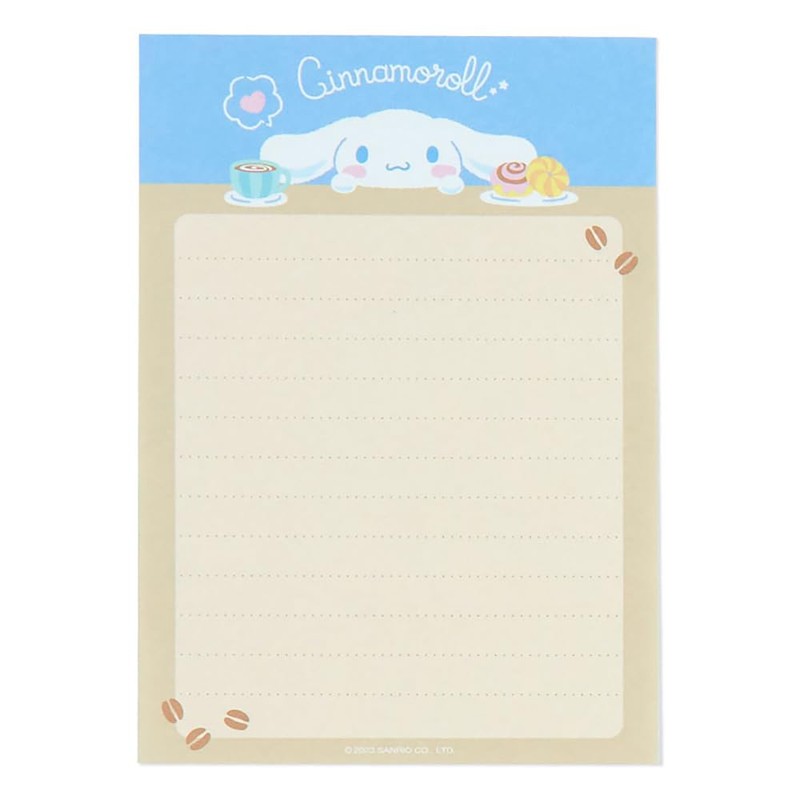 Sanrio Cinnamoroll 8 Design Memo 017043