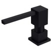 Sink Soap Dispenser for Kitchen Sink (Matte Black), All Brass