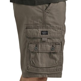 Lee Men's Big & Tall Dungarees Belted Wyoming Cargo Short, Vapor, 44