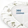 Ultra Soft Stretchy Jersey Knit Fitted Bassinet Sheets 3 Pack,