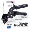 Delgada Metal Zip Tie Gun for Stainless Steel Tie Wrap,Tensioning