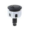 Toilet Flush Button, Black Toilet Push Button Flush Replacement, ABS