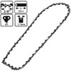 SPARES2GO Chainsaw Chain 45 Drive Link 30cm 12" Compatible with