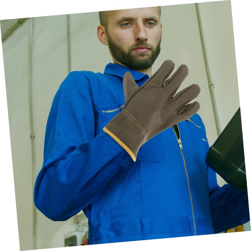 ULTECHNOVO 1 Pair High Heat Resistant Welding Gloves for Electricians