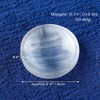Erliway 2.4" Selenite Bowl for Crystals Charging, Small Selenite Crystal