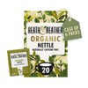 Heath & Heather Organic Nettle Teabags | Individually Wrapped Caffeine-Free