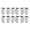 12Pcs Threaded Magnetic Adapter Brass Core Alloy Steel Shell Strong