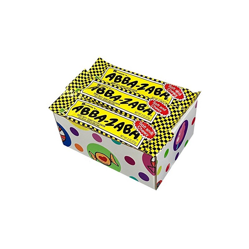 Abba Zaba Candy Bars (Pack of 12) By CandyLab