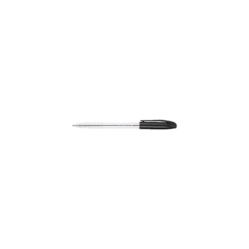 Q-Connect Stick Ballpoint Pen Medium KF02457 - Black, Pack of