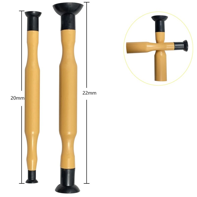 CENWOTL 2PCS Hand Lapping Grinding Tool Kit,Double Ended Valve Hand