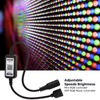 2 Pcs Mini LED Controller Bluetooth RGB Music Controller USB