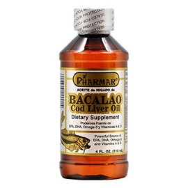 Aceite De Higado De Bacalao Cod Liver Oil (4 Ounce)