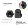Hex Nut Cover 10 Pcs M16 (16mm) Dome Cap Nuts